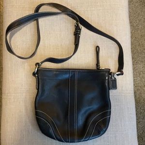 Coach Soho Black Leather Crossbody